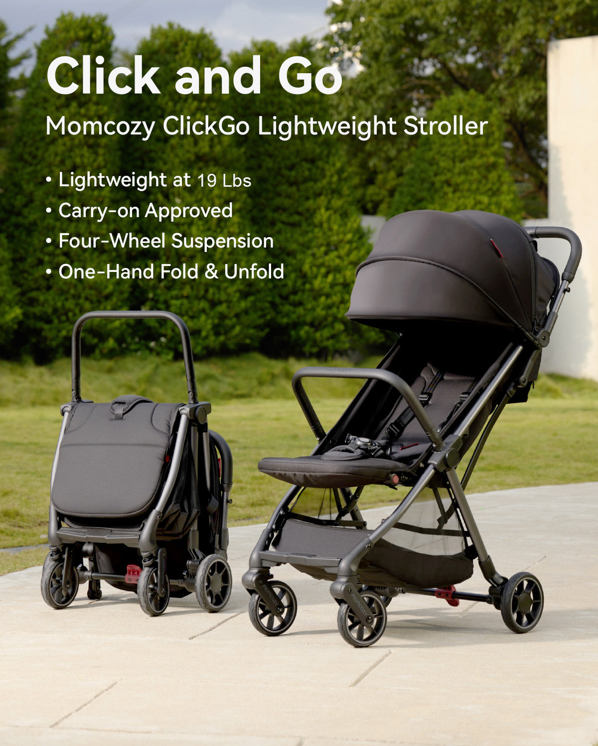 Momcozy ClickGo Lightweight Stroller