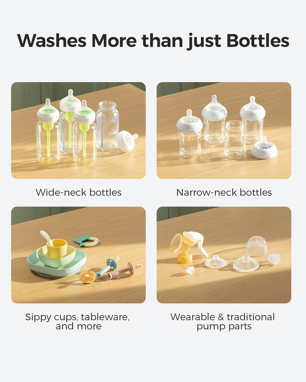 Pump & Clean Bundle: M6 Hands-free Breast Pump and KleanPal Pro Baby Bottle Washer and Sterilizer