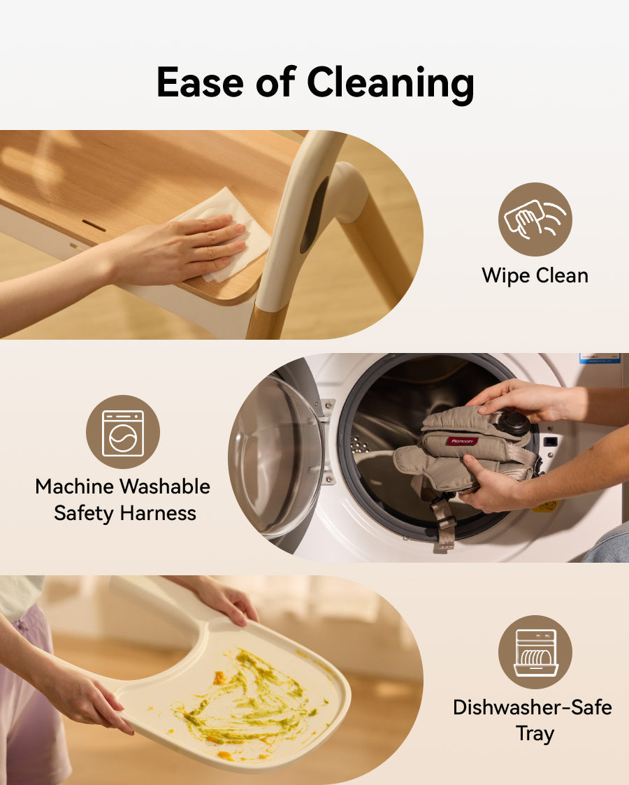 Feeding Bundle: KleanPal Pro Baby Bottle Washer & DinerPal High Chair