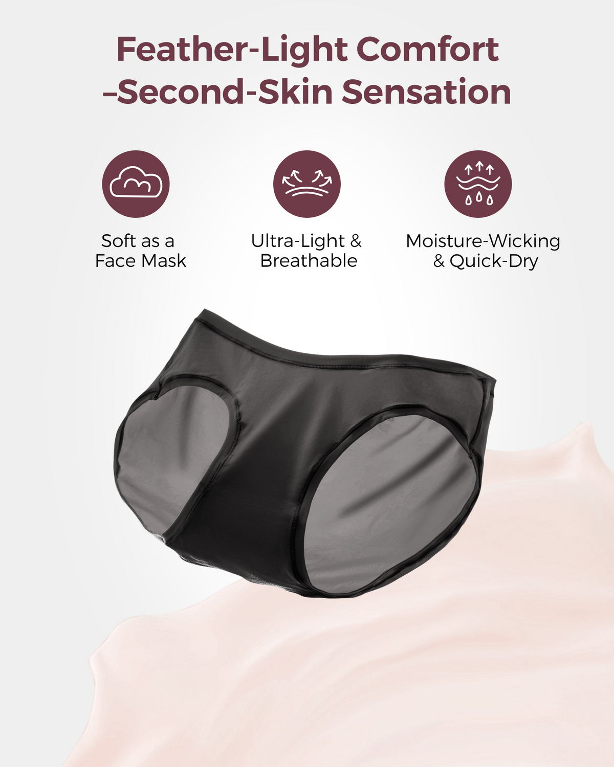 Momcozy SkinHug One-Size Maternity Underwear - 3 Pack