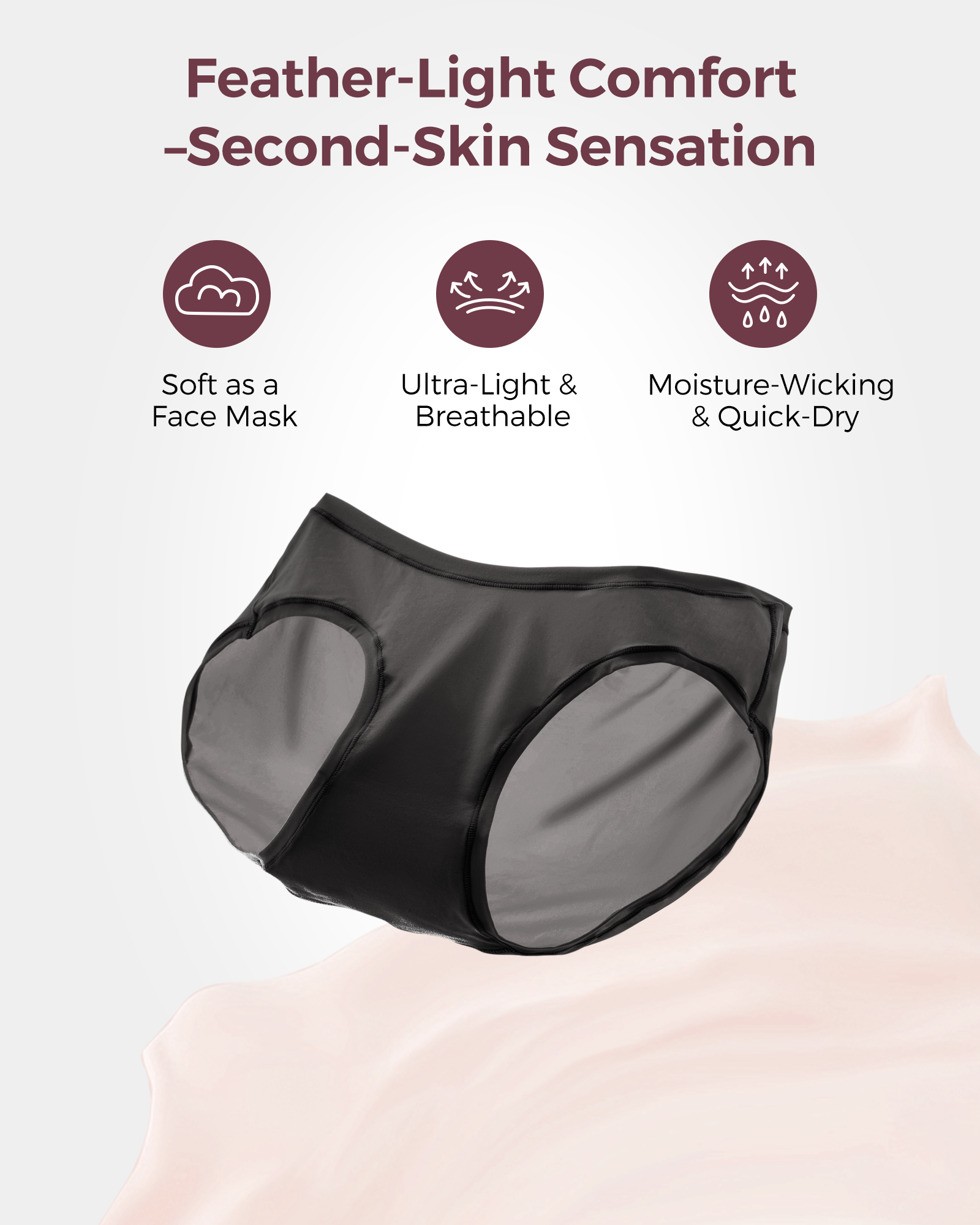 Momcozy SkinHug One-Size Maternity Underwear - 3 Pack