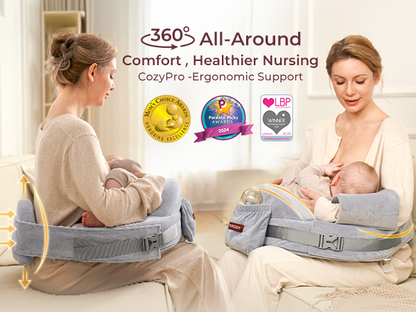 Momcozy MaxSupport Nursing Pillow