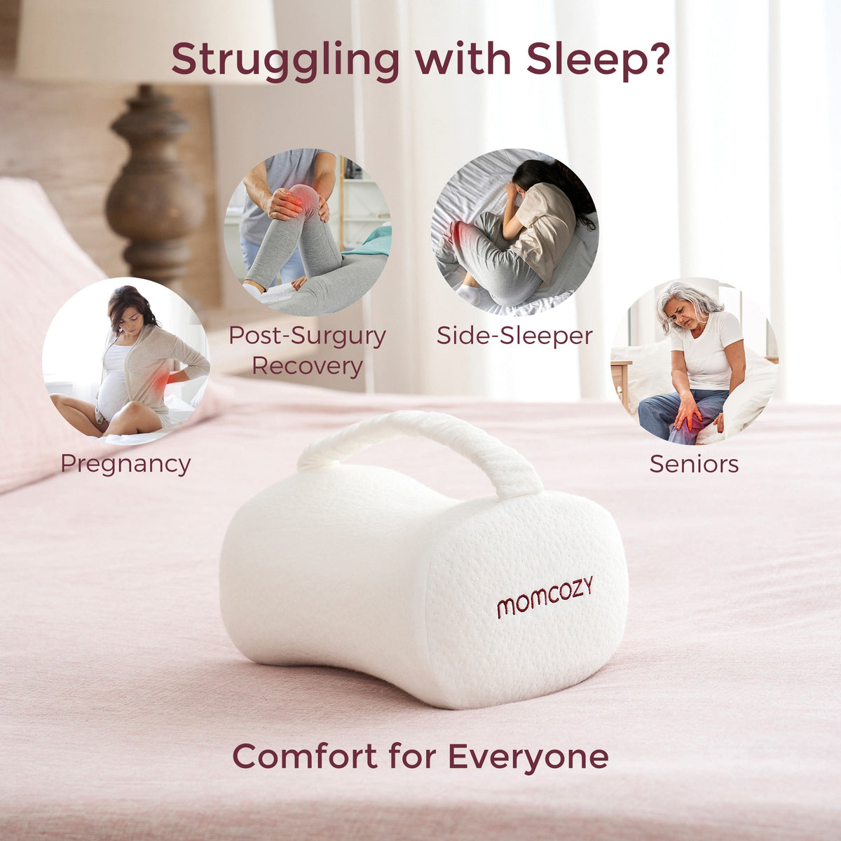 Momcozy Cooling Comfort Knee Pillows