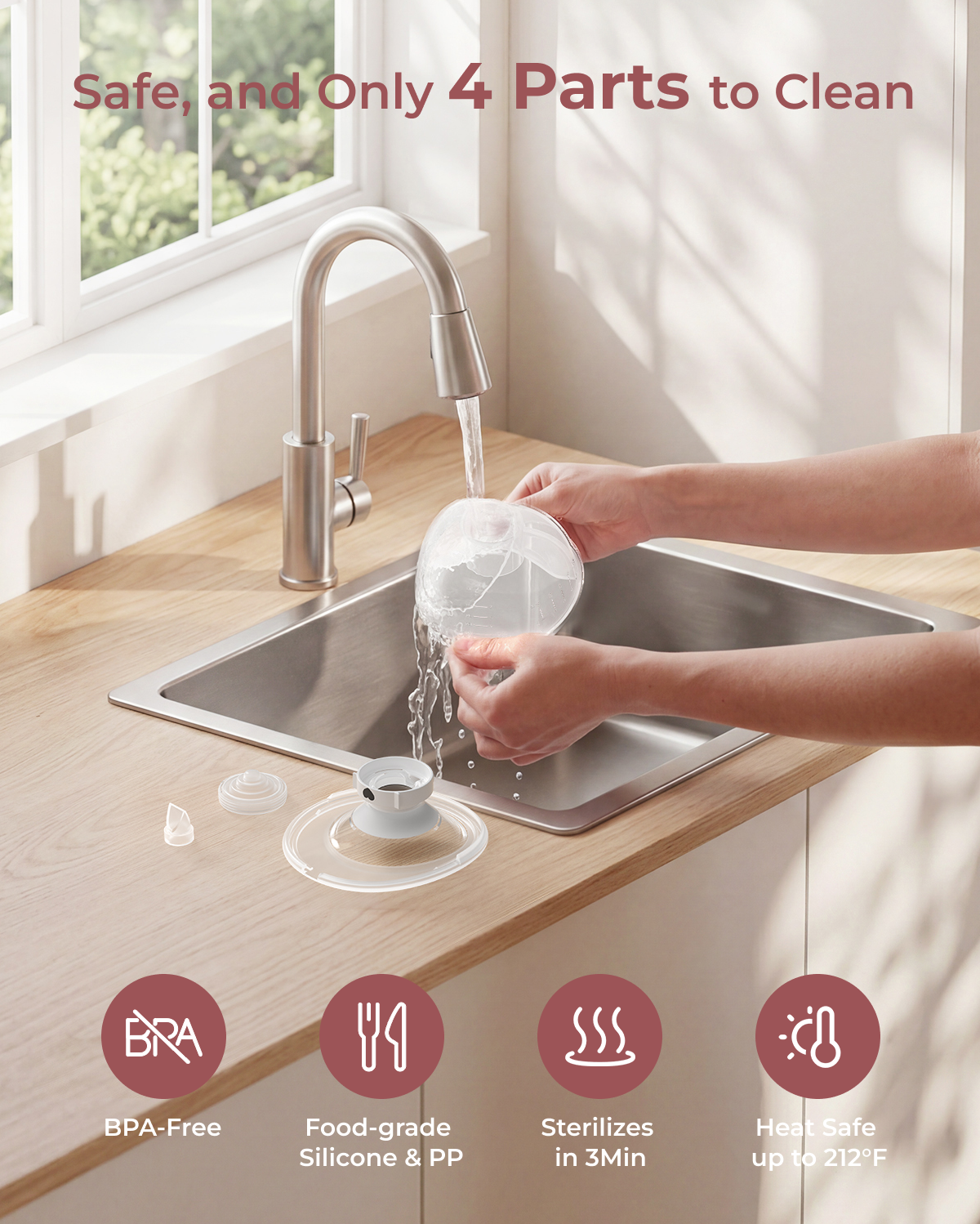 M5 Smart Bra Bundle: Double M5 Smart Breast Pump and Nursing Bra(YN21)