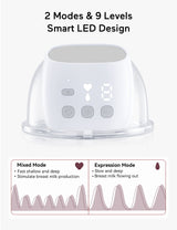S9 - 2 Mode Wearable Electric Breast Pump