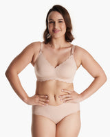 Jelly Strip - Seamless Floral Push up Nursing Bra au - YN46