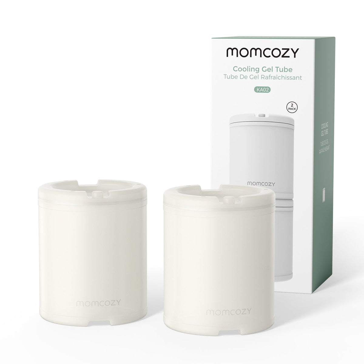 Momcozy Cooling Gel Tube, Compatible with Breast Milk Cooler, 2PCS