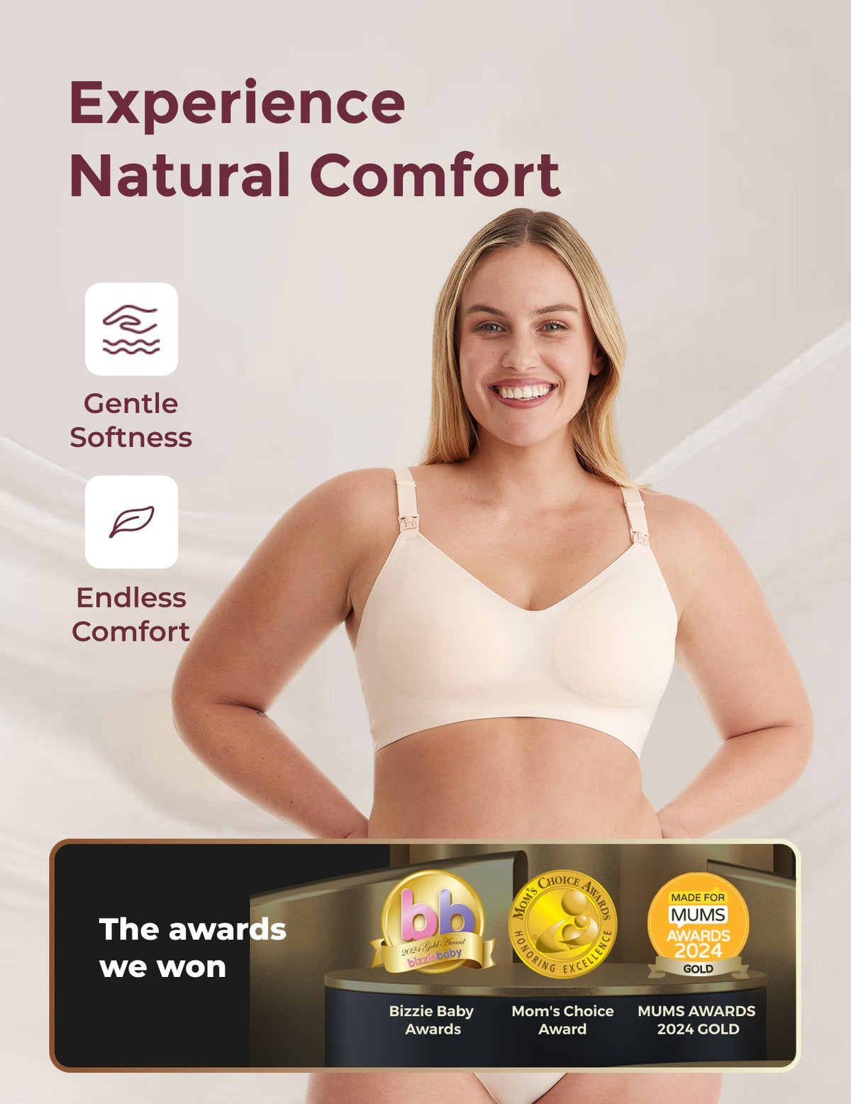 Ultra Soft Seamless Nursing Bra YN21