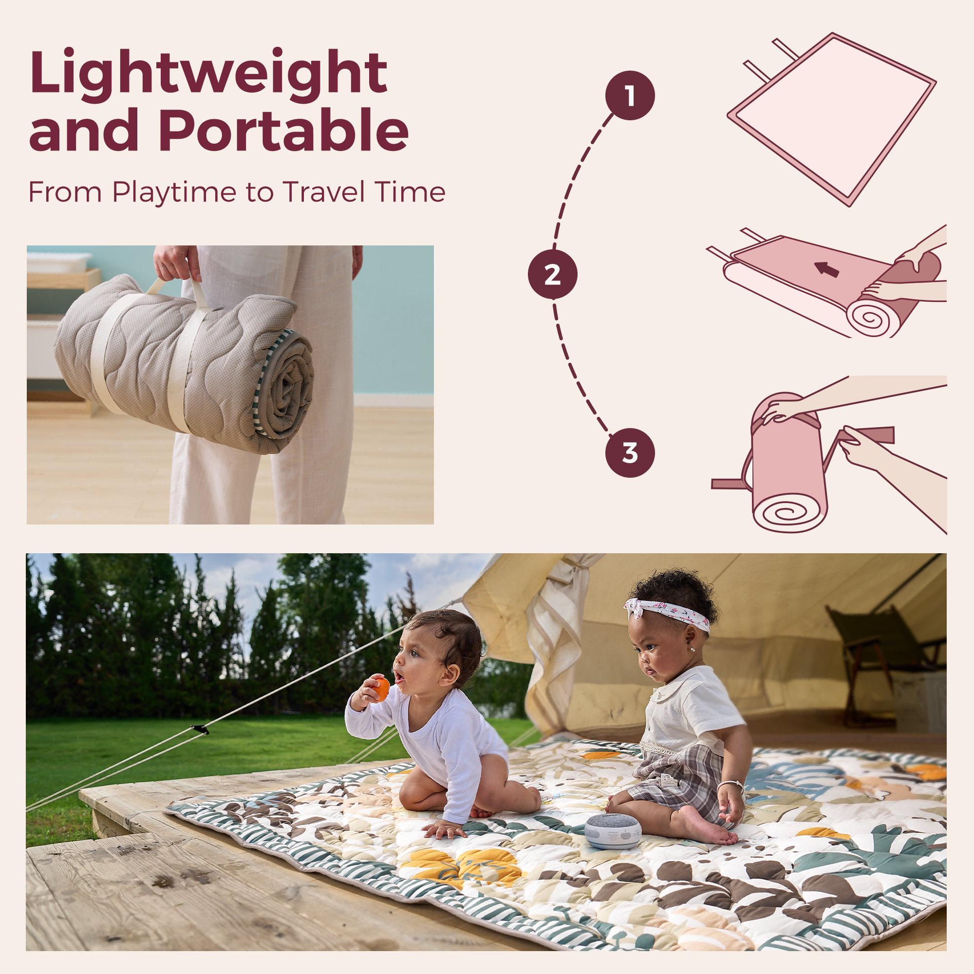Momcozy Cooling Comfort Baby Portable Playmat