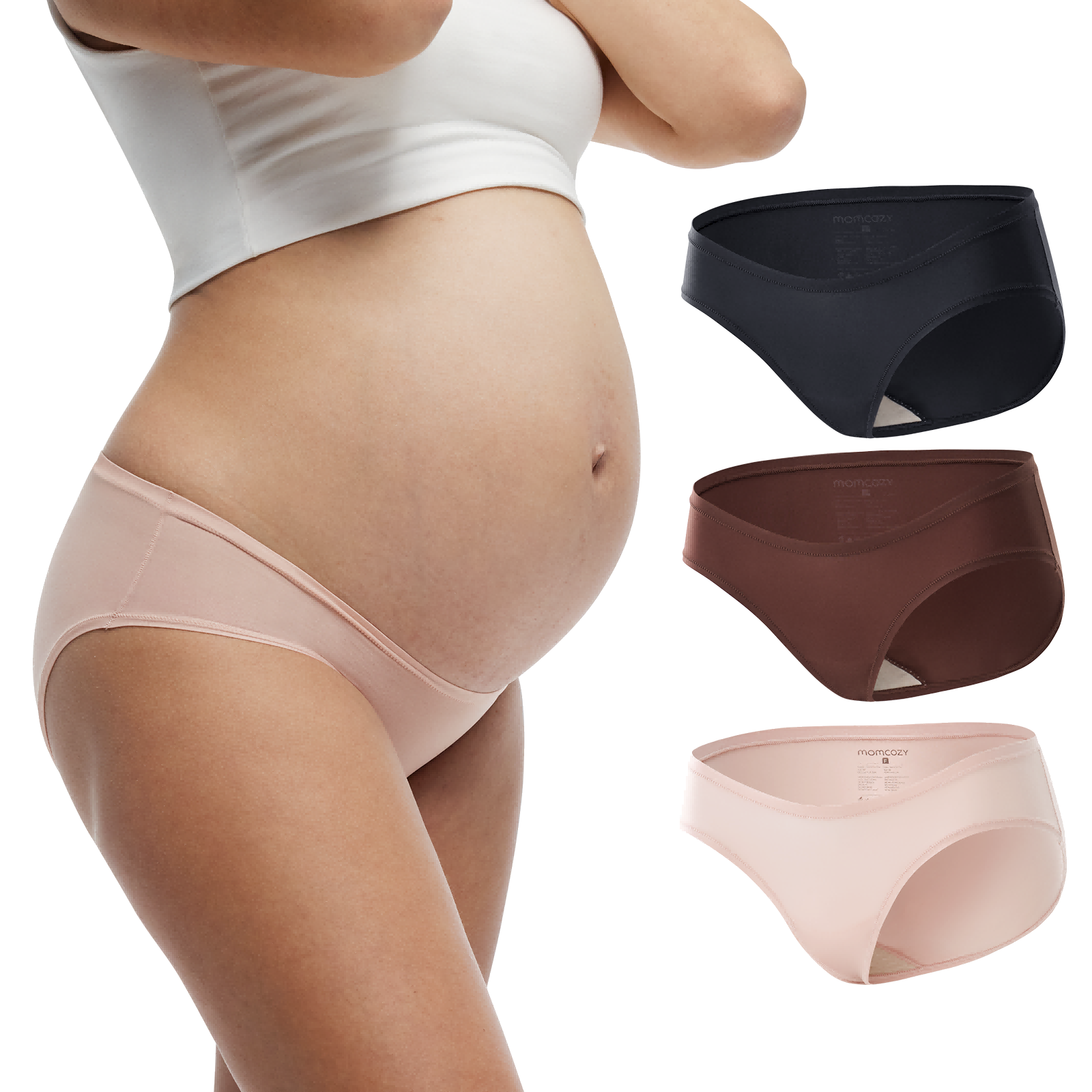 Momcozy SkinHug One-Size Maternity Underwear - 3 Pack