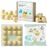 Red Panda-Shaped Natural Bath Bombs Gift Set (14 Pcs)