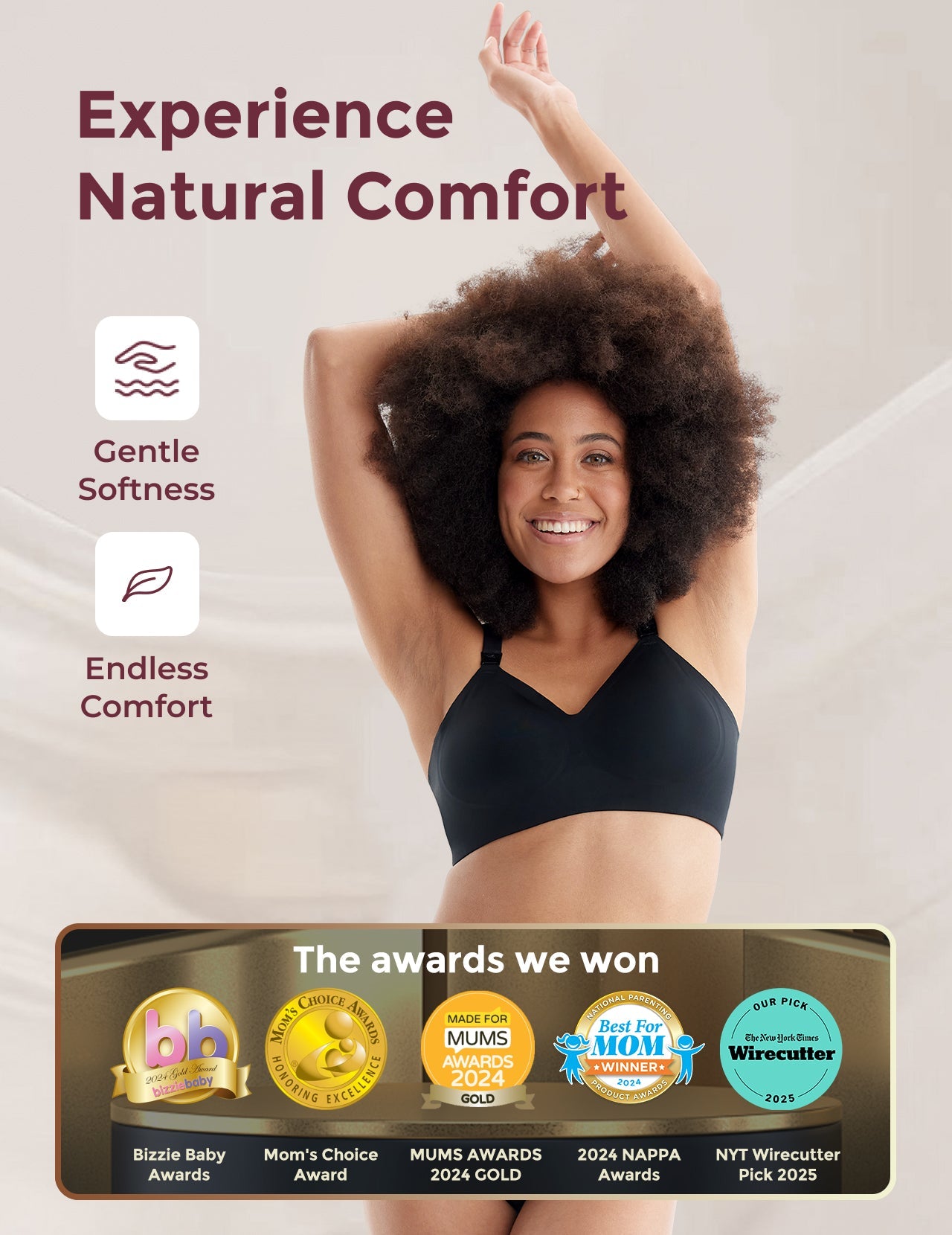 M5 Bra Bundle: Double M5 Hands-free Breast Pump and Nursing Bra(YN21)