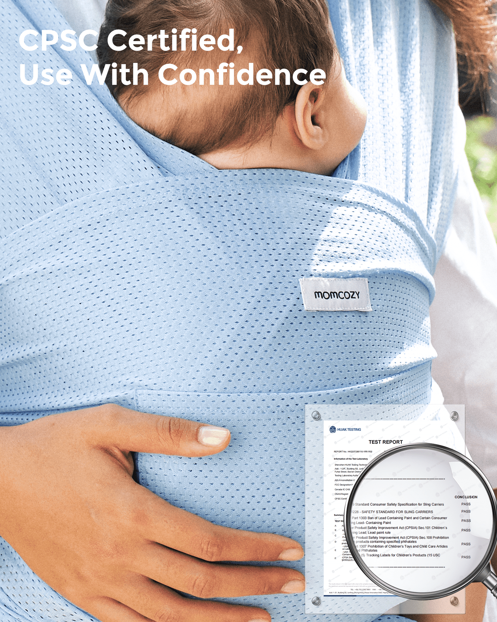 Momcozy Cooling Comfort Baby Wrap