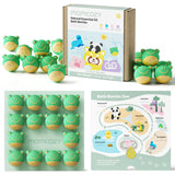 Frog-Shaped Natural Bath Bombs Gift Set (14 Pcs)