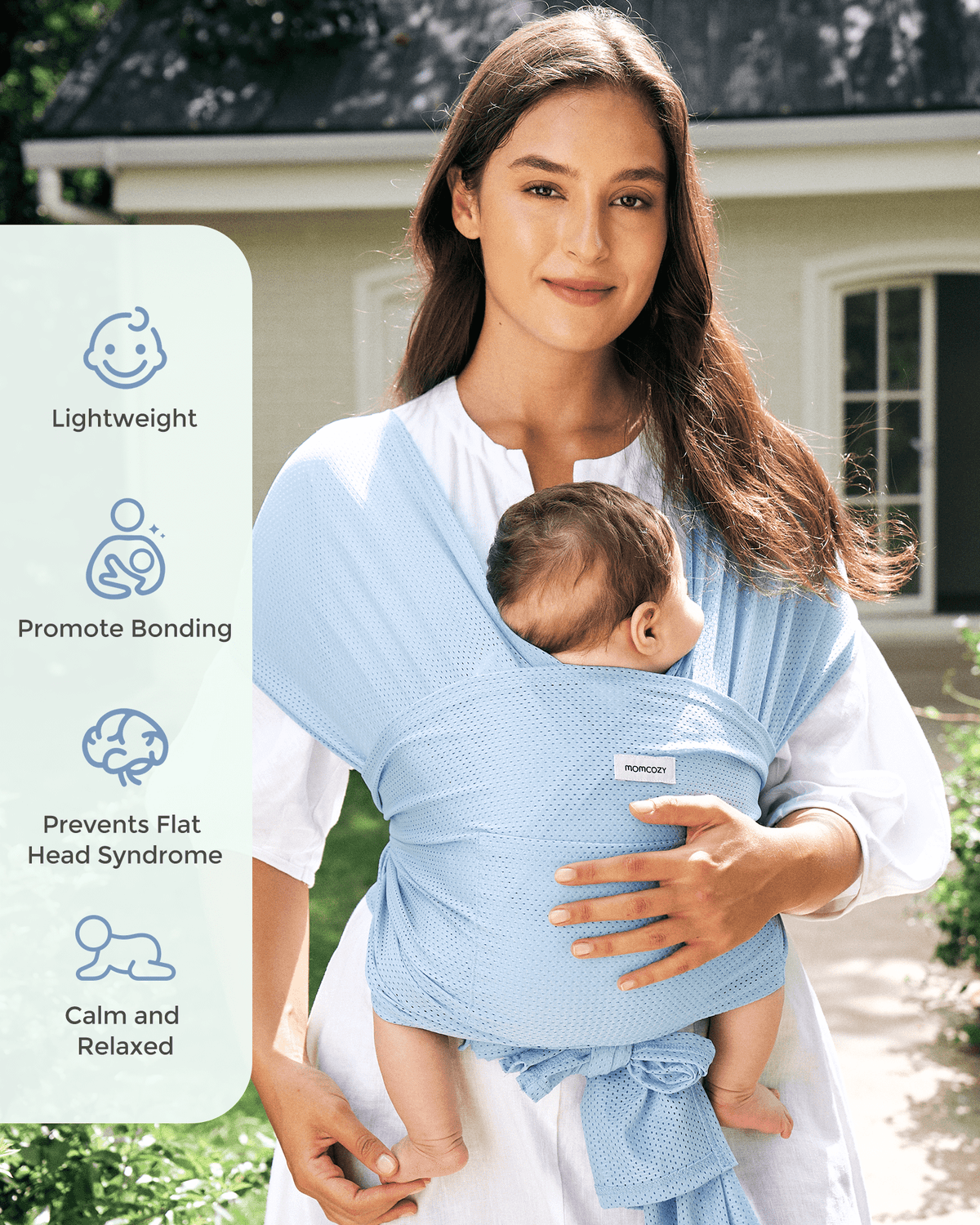 Momcozy SnapLite Cooling Mesh Wrap Carrier