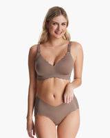 Jelly Strip - Seamless Floral Push up Nursing Bra au - YN46