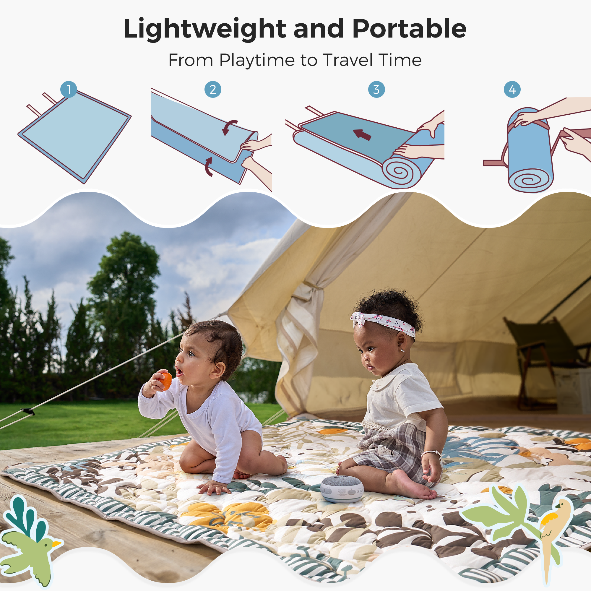 Momcozy Cooling Comfort Baby Portable Playmat