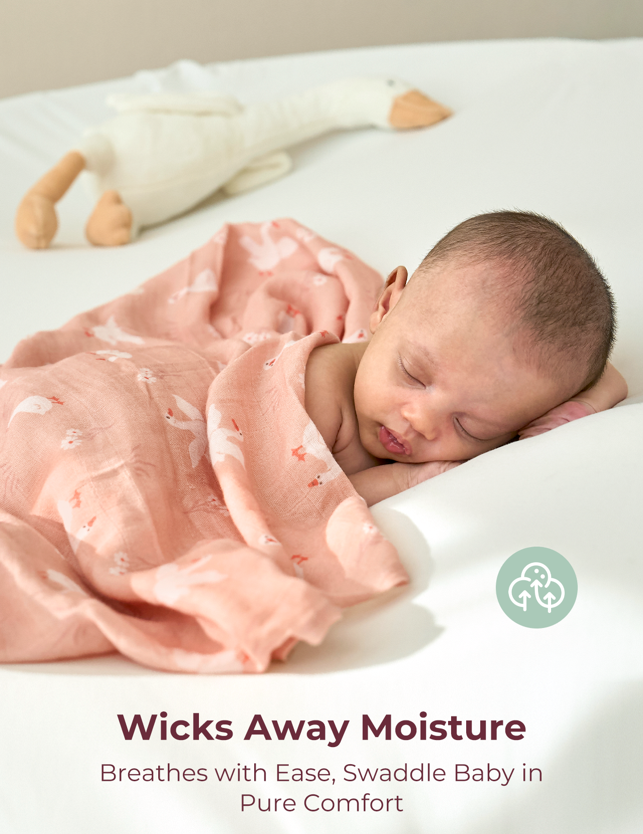 Momcozy Best Wishes Softness Swaddle Blankets - Joy