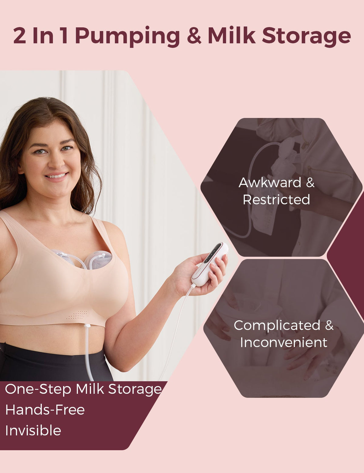 V1/V2 Hands-Free Breast Pump Replacement Parts