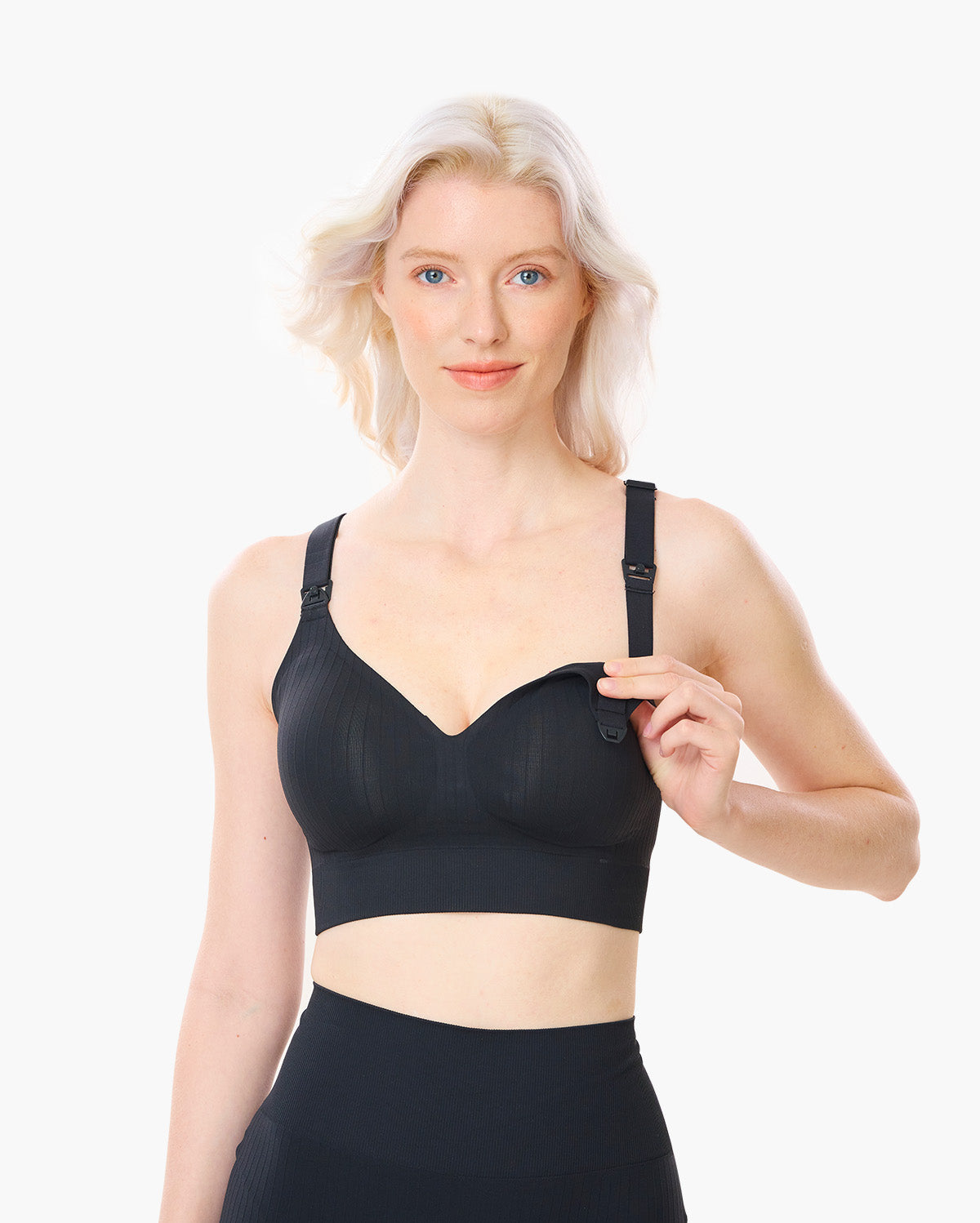 Momcozy CoolFit Nursing Sports Bra - Racerback