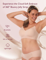 Stylish - V Jelly Strip Lift Busty Nursing Bra