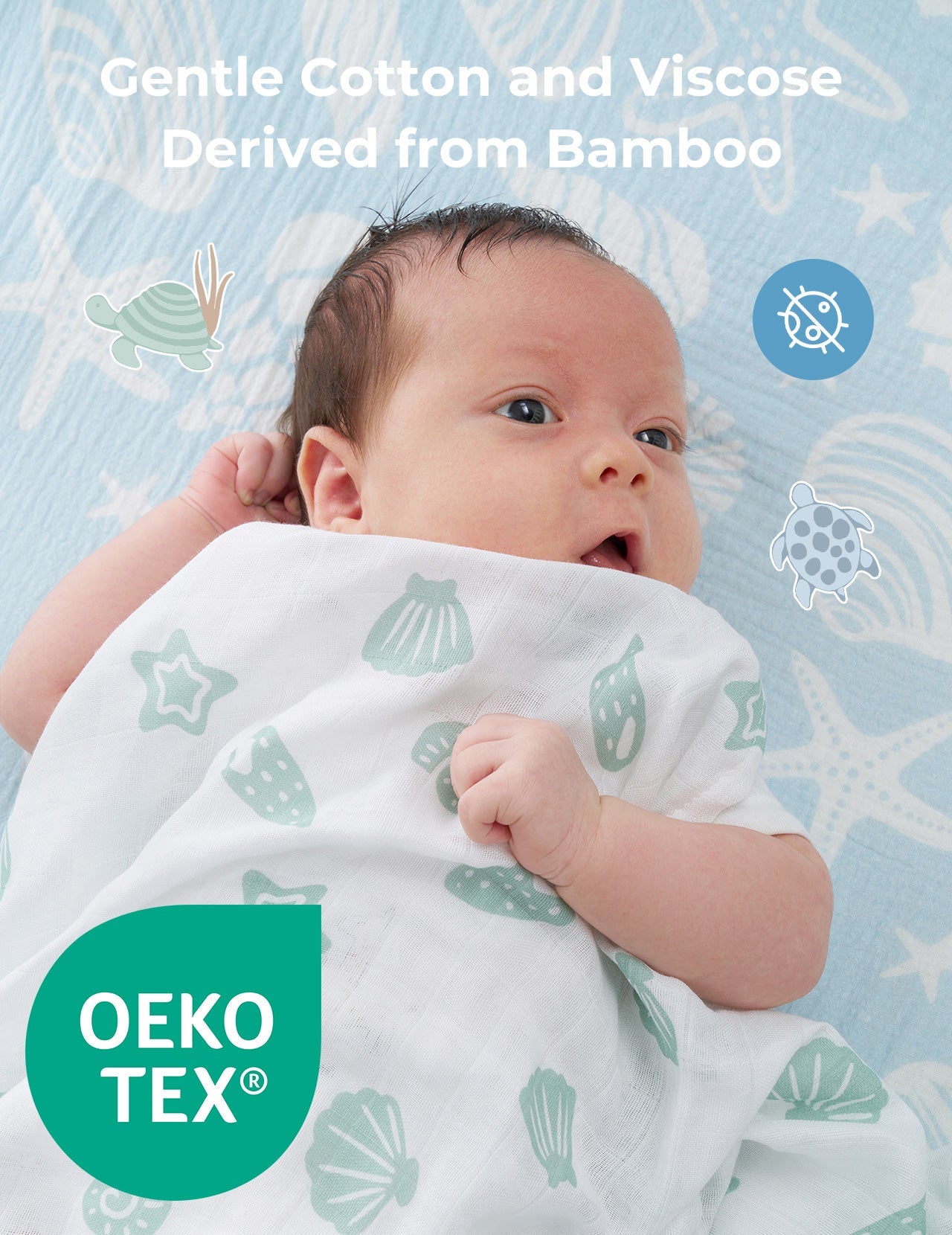 Momcozy Cooling Comfort Baby Swaddle