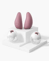 M5 Heat Massager Bundle: Double M5 Wearable Breast Pump and Double Breast Massager