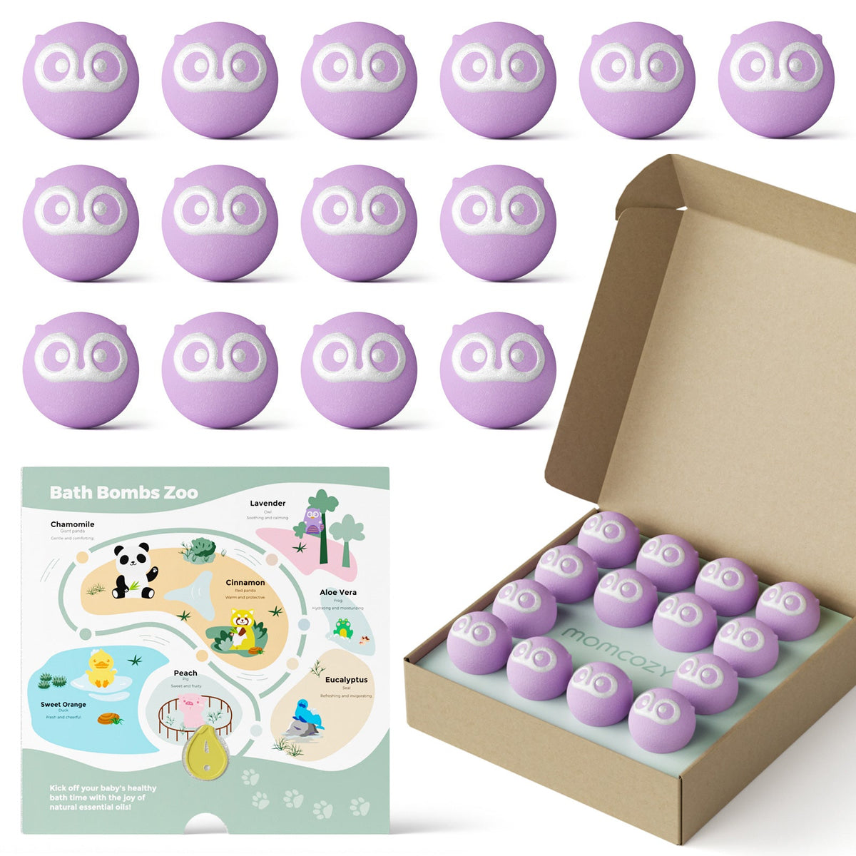 Owl-Shaped Natural Bath Bombs Gift Set(14 Pcs)