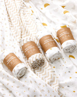 Momcozy Softness Swaddle Blankets -   Bling Star (4 Pack)
