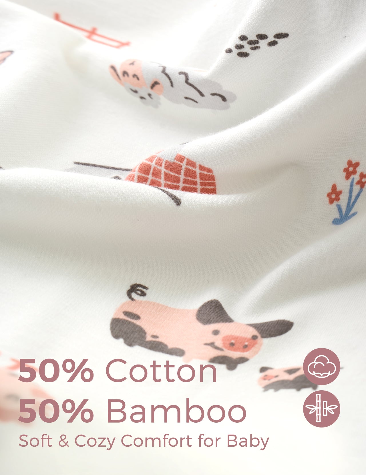 Momcozy Best Wishes Baby Hooded Towel - Joy