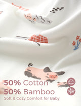 Momcozy Best Wishes Baby Hooded Towel - Joy