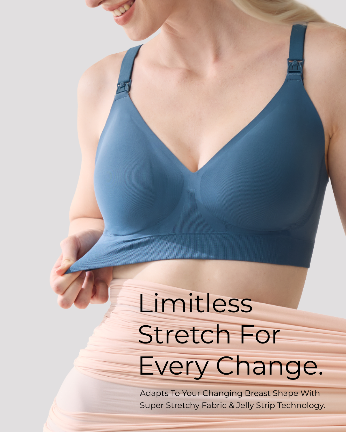 Momcozy CoolFit Nursing Bra - Ultra Stretch