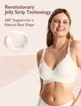 Jelly Strip Seamless Nursing Bra YN46 - Designed for M9 Pump