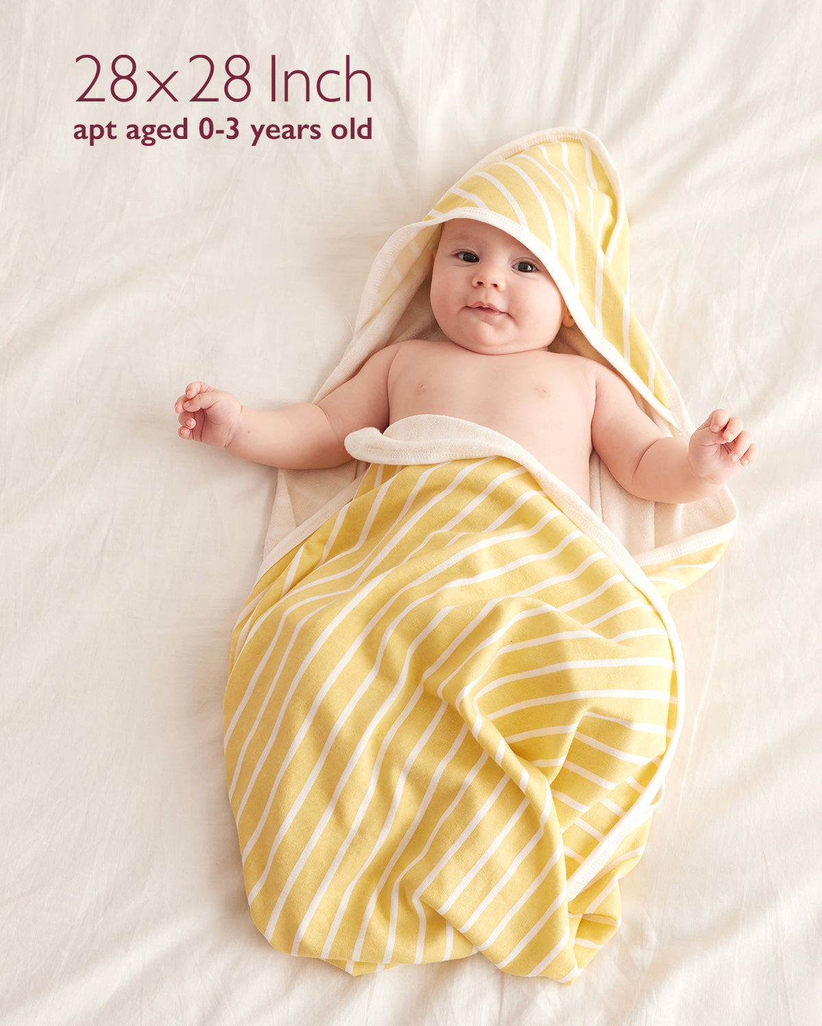 Baby Hooded Towel for Newborn Shower -  2-Pack