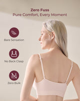 Momcozy Seamless Sleep Bra - Wireless, Stretchy & Soft