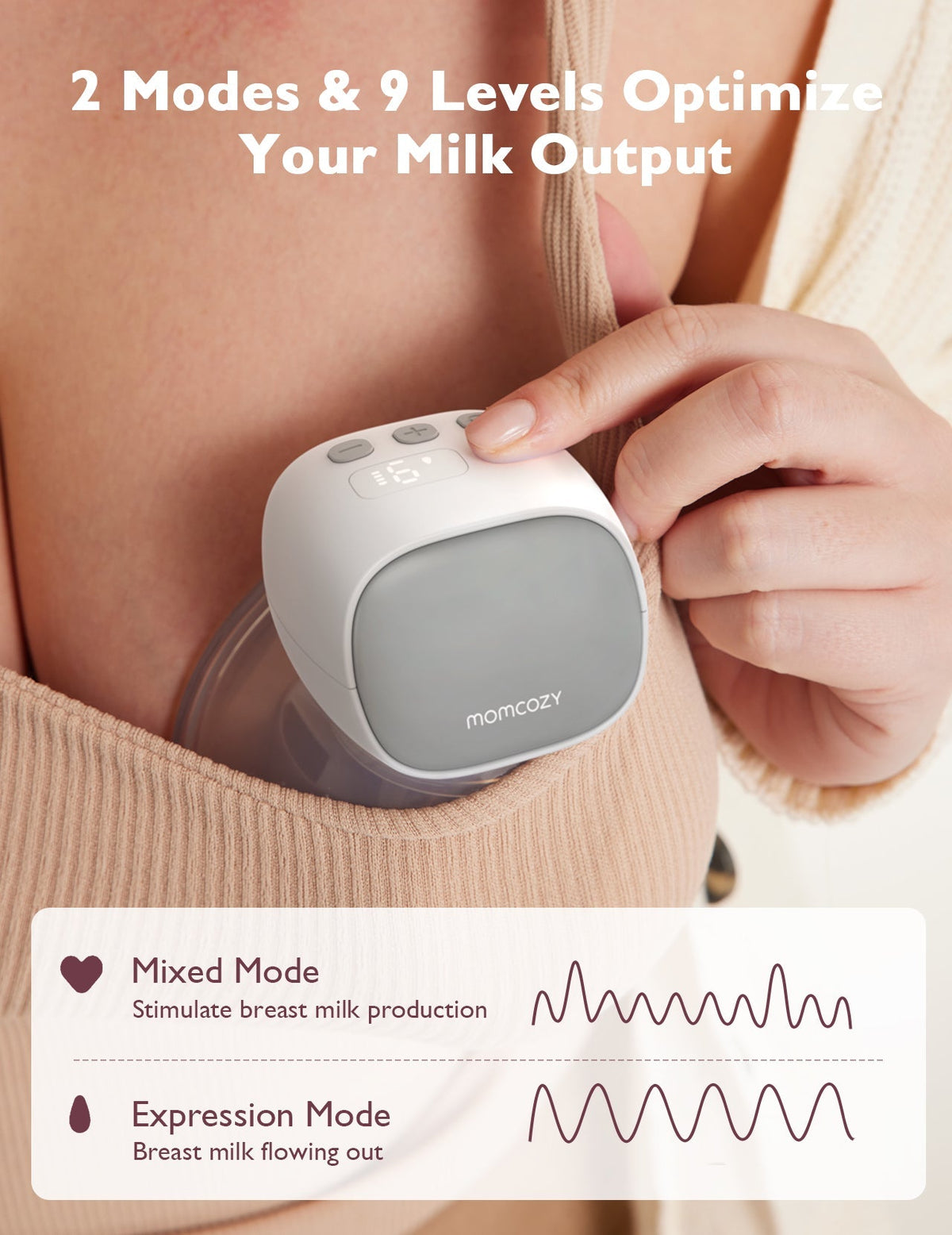 S9 Pro Wearable Breast Pump Upgraded - Long Battery Life