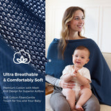 Momcozy Nursing Cover - Soft, Breathable, Multi-Use Privacy Poncho