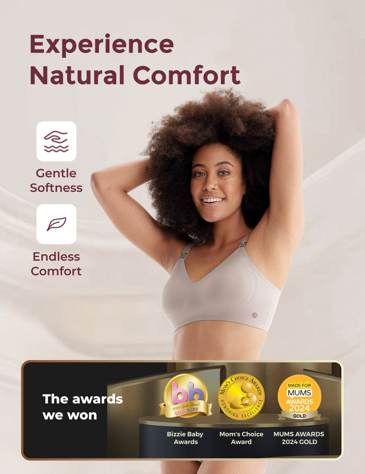 Ultra Soft Seamless Nursing Bra YN21
