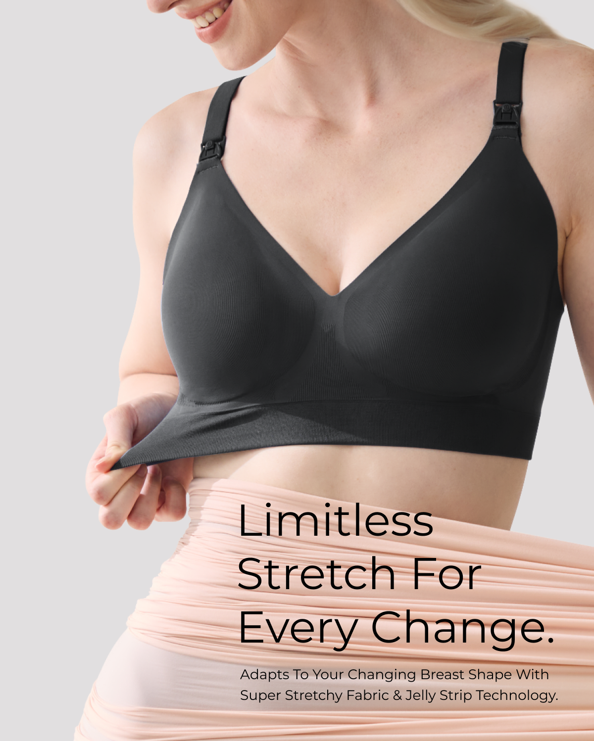 Momcozy CoolFit Nursing Bra - Ultra Stretch