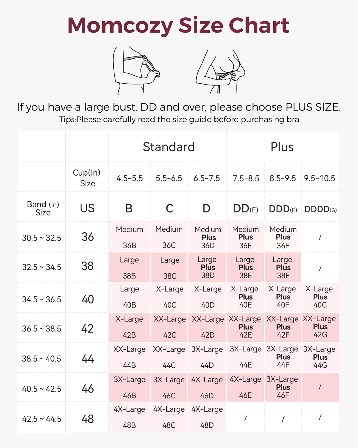 Stylish - V Jelly Strip Lift Busty Nursing Bra