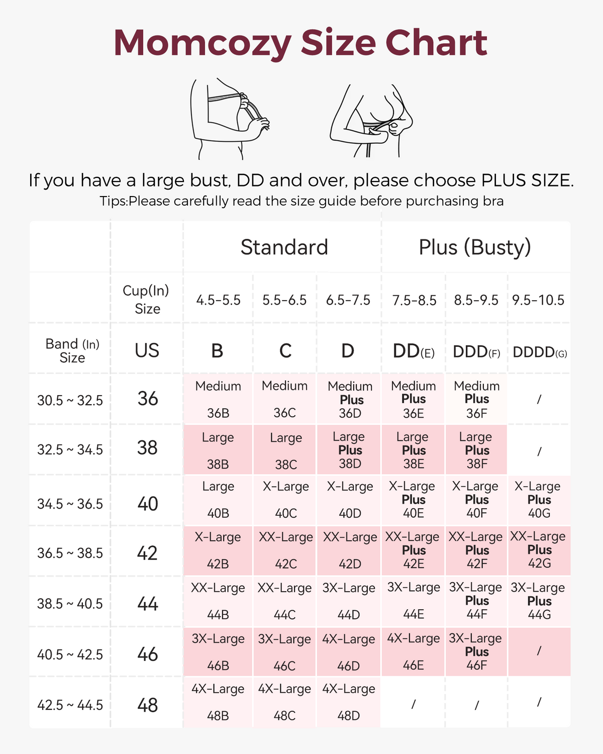 Stylish - V Jelly Strip Lift Busty Nursing Bra