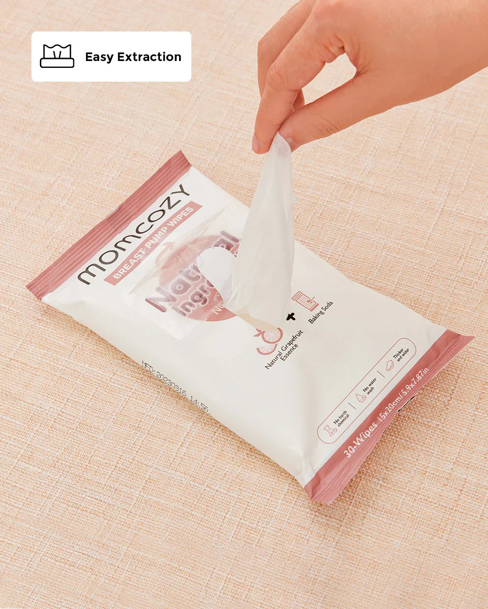 Natural Breast Pump Wipes - Safe & Convenient