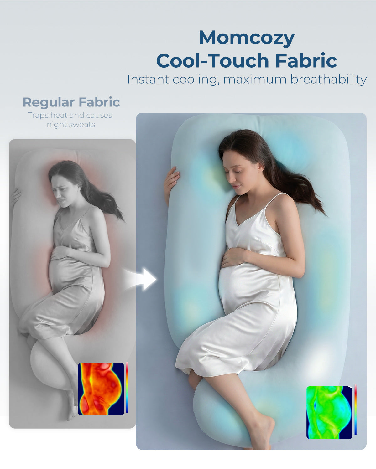 Huggable -  U Shaped Maternity Body Pillow
