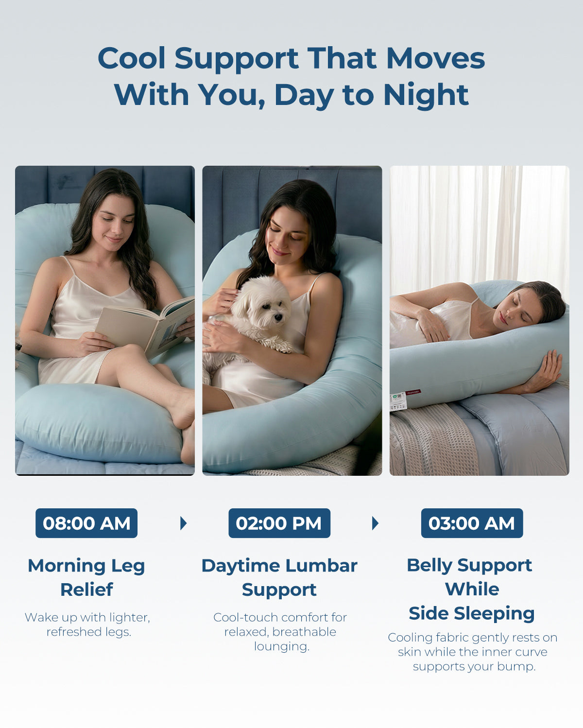 Huggable -  U Shaped Maternity Body Pillow