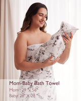 Baby Hooded Towel for Newborn Shower -  2-Pack