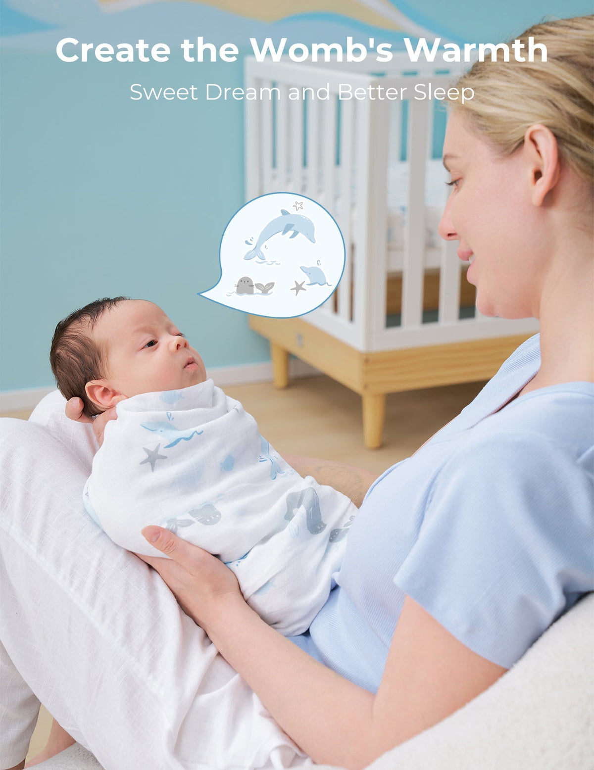 Momcozy Cooling Comfort Baby Swaddle