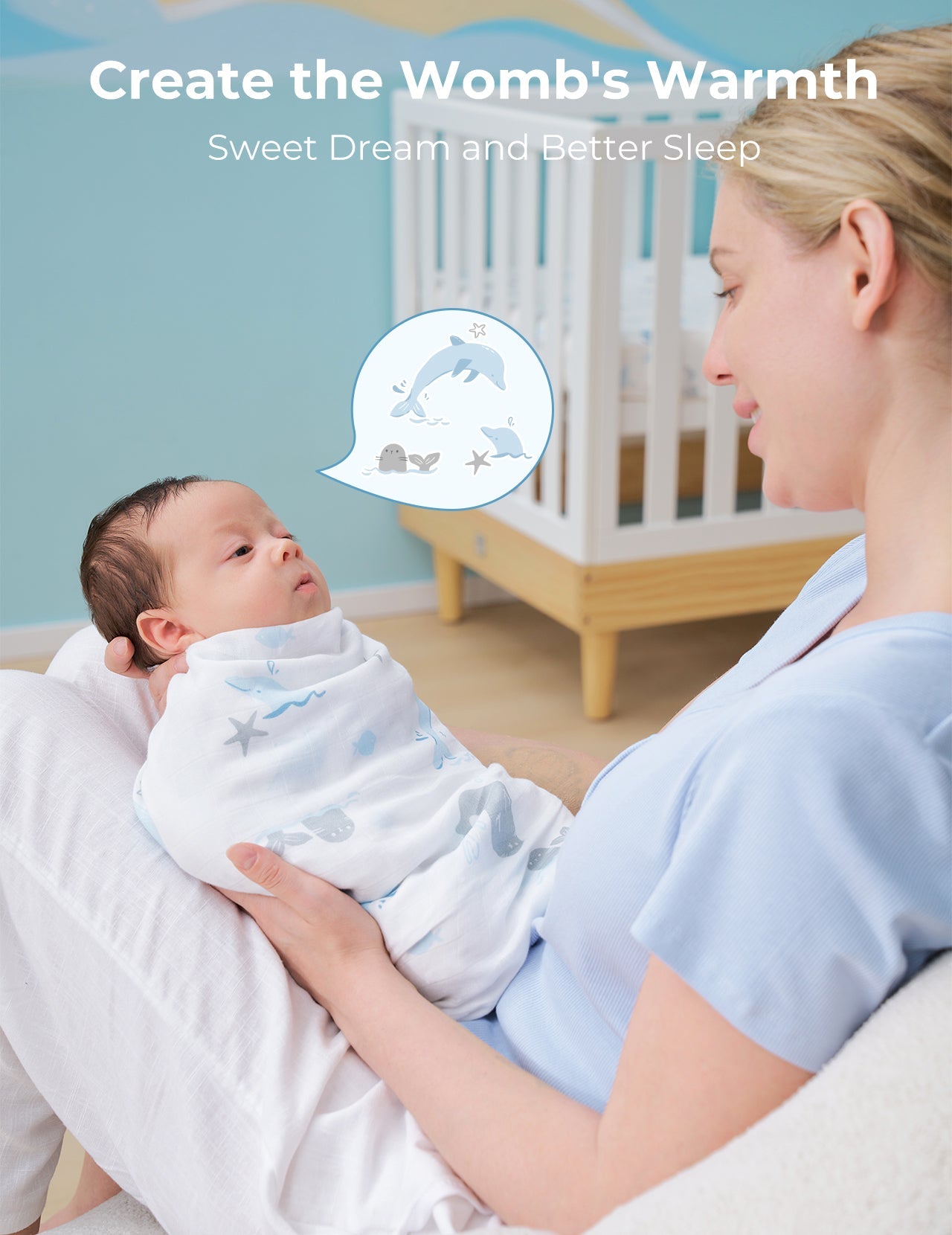 Momcozy Cooling Comfort Baby Swaddle