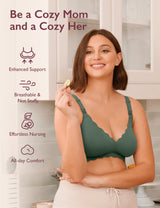 Jelly Strip Seamless Nursing Bra YN46 - Designed for M9 Pump