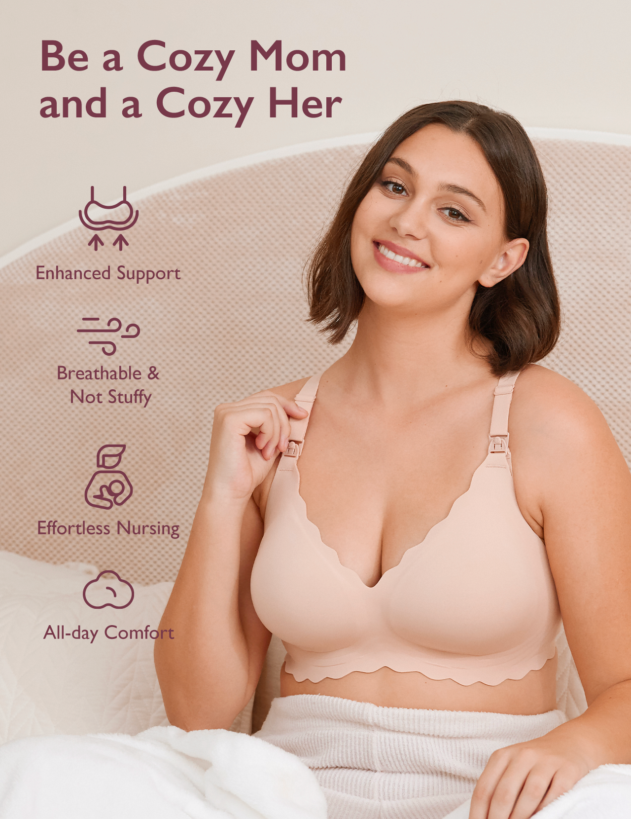 M9 Bra Bundle: M9 Breast Pump and YN46 Nursing Bra