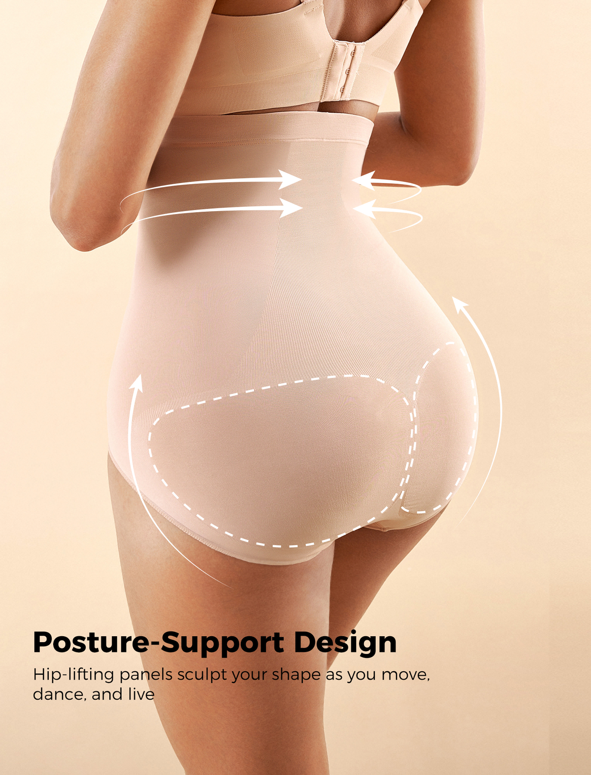 Momcozy Seamless Tummy Shapewear Panties - Postpartum & Daily Dress